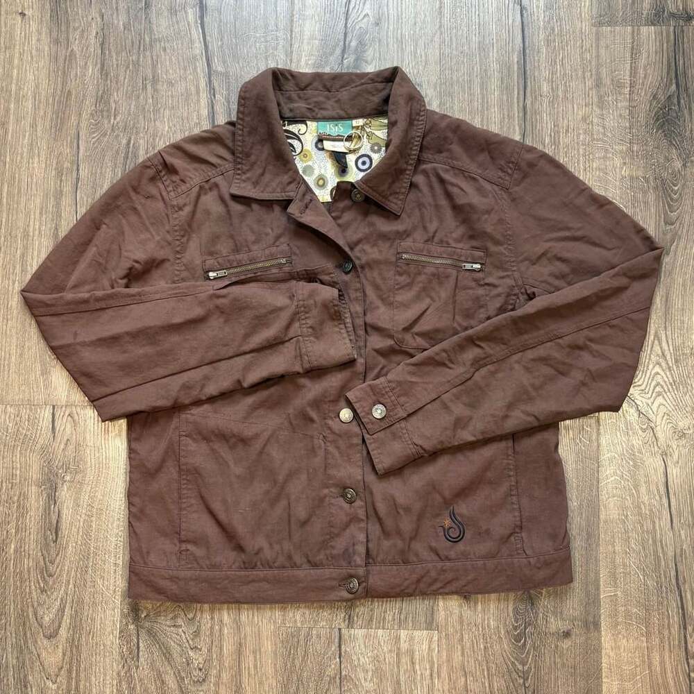 ISIS For Women Brown Button Jacket Size 12